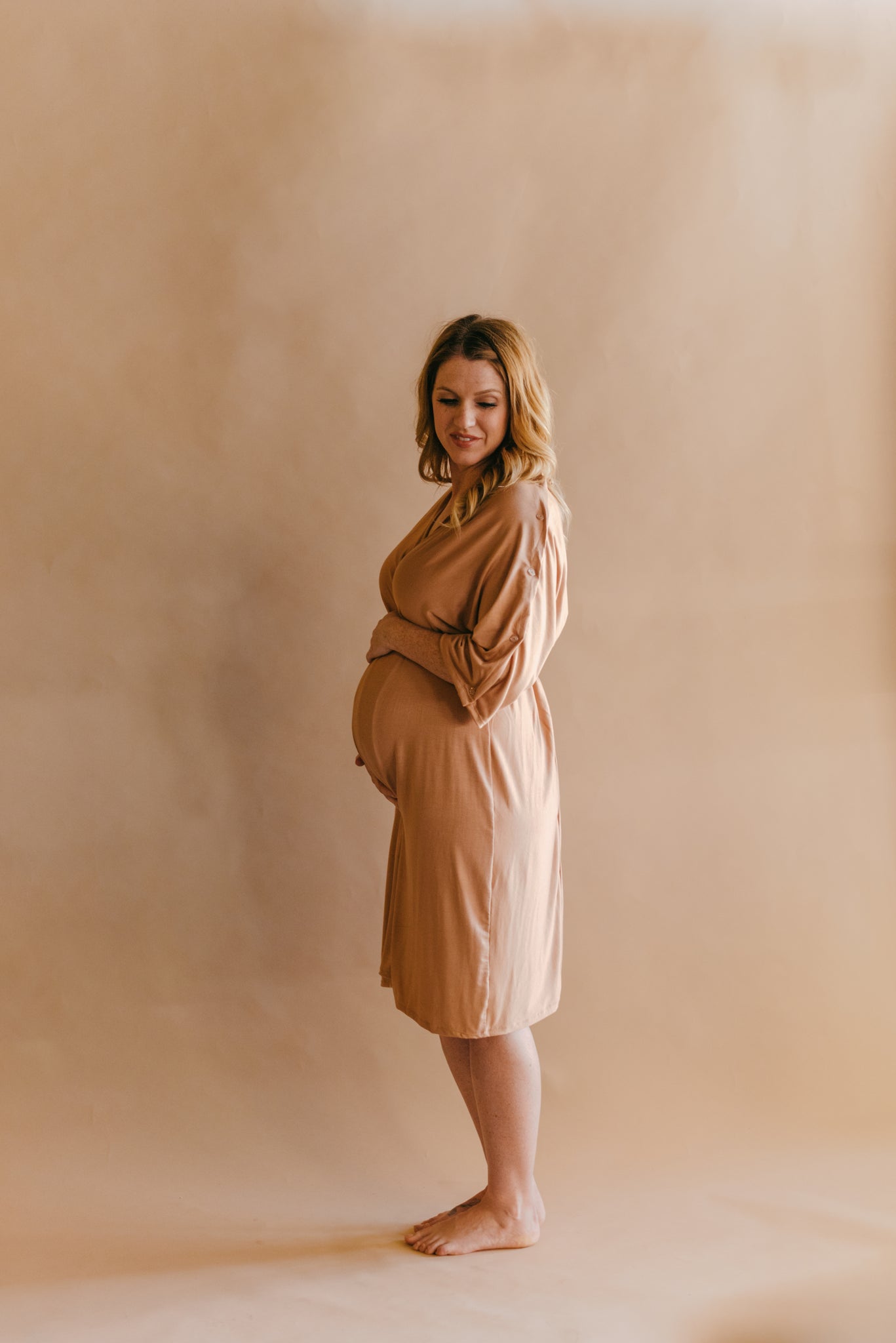 kimono boho labor and delivery gown labor gown birth gown